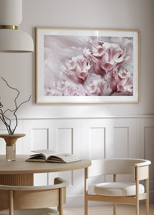 Tender Pink Tulips Poster - Posterbox.dk