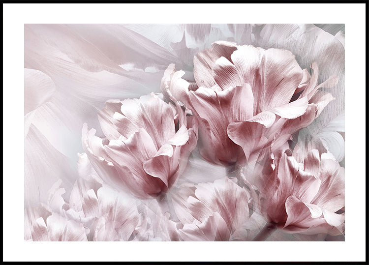 Tender Pink Tulips Poster - Posterbox.dk