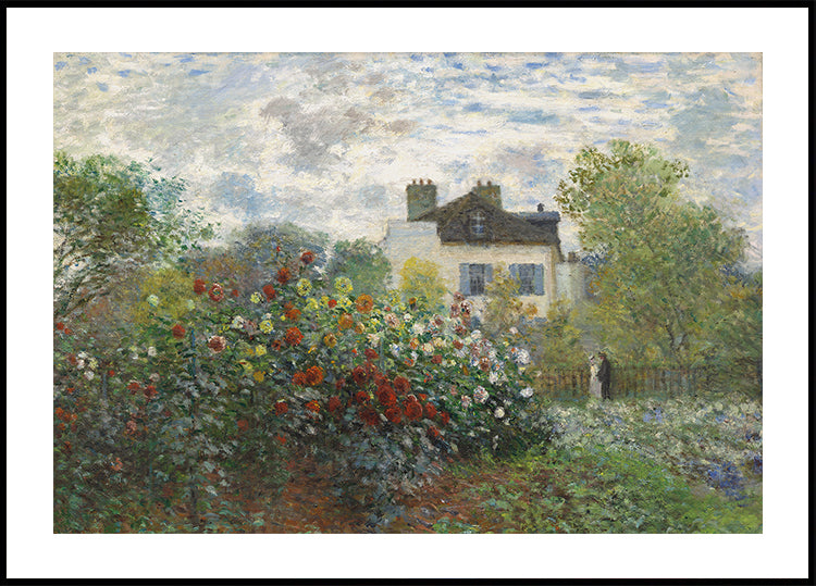 The Artist's Garden in Argenteuil by Claude Monet Poster - Posterbox.dk