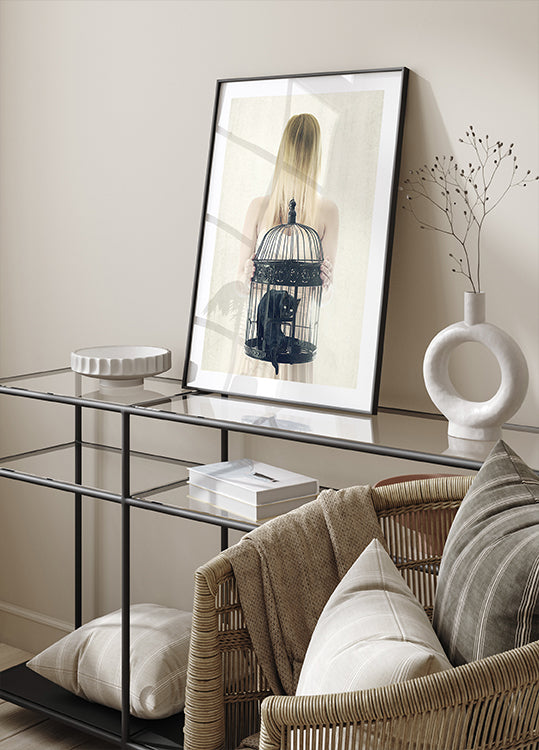 The Bad Black Cat Poster - Posterbox.dk