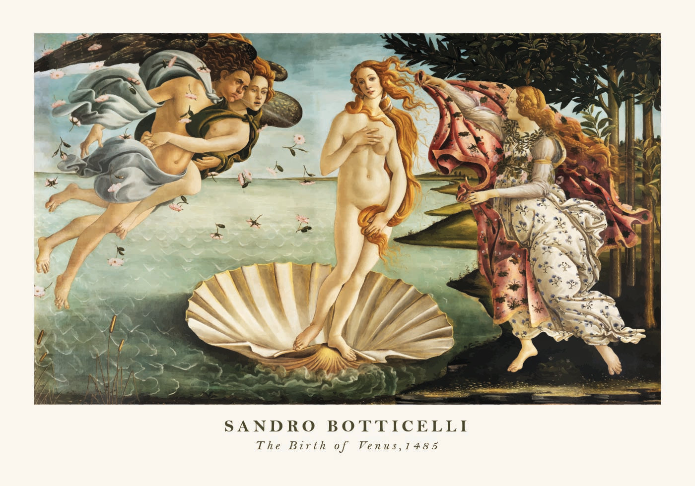 The Birth of Venus Poster - Posterbox.dk