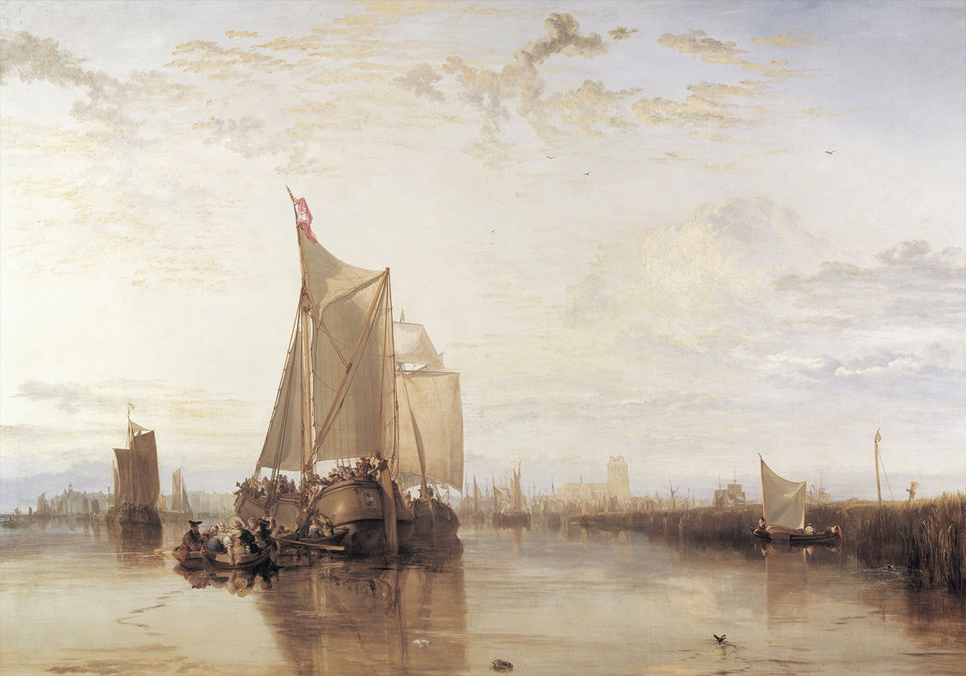 The Dort Packet-Boat from Rotterdam Poster - Posterbox.dk