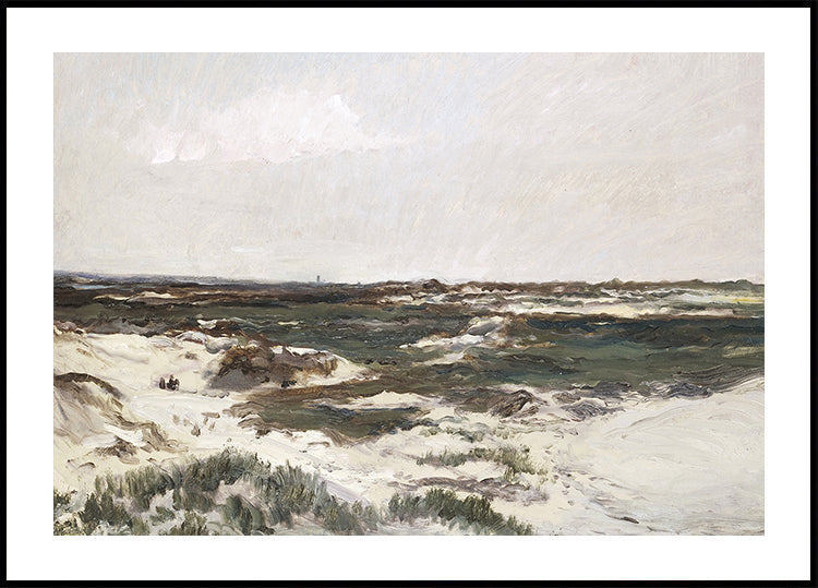 The Dunes at Camiers by Charles-François Daubigny Poster - Posterbox.dk