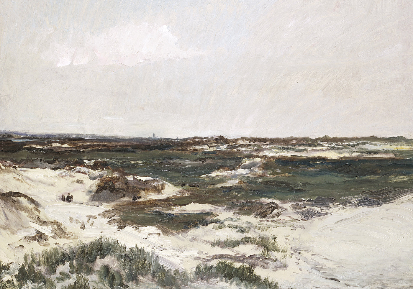 The Dunes at Camiers by Charles-François Daubigny Poster - Posterbox.dk