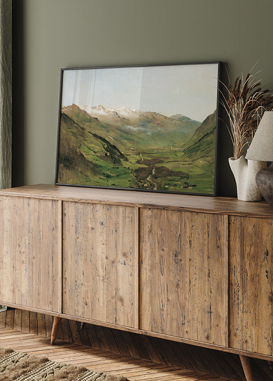 The Gastein Valley by Anton Romako Poster - Posterbox.dk