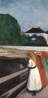 The Girls on the Bridge by Edvard Munch Poster - Posterbox.dk