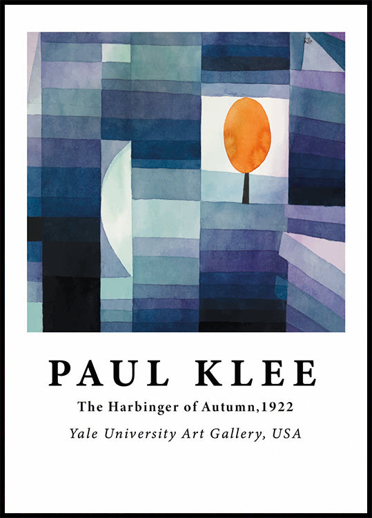 The Harbinger of Autumn, geometric tree abstract Poster - Posterbox.dk