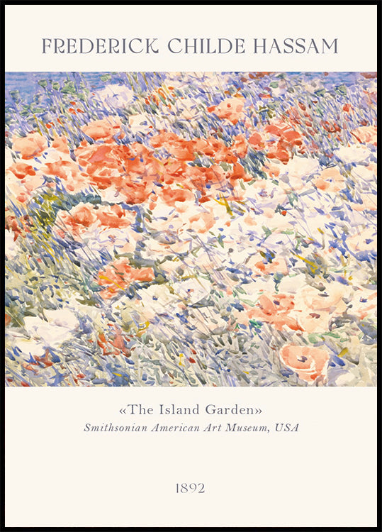 The Island Garden, Childe Hassam Poster - Posterbox.dk