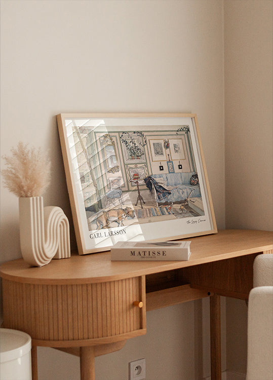 The Lazy Corner by Carl Larsson Poster - Posterbox.dk