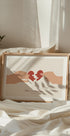 The Missing Piece of Us, Two halves of a Heart Personalized Poster - Posterbox.dk