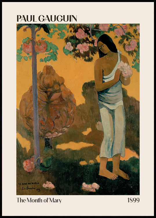 The Month of Mary, Paul Gauguin 1899 Poster - Posterbox.dk