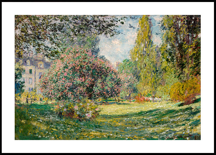The Parc Monceau Landscape By Claude Monet (1867) Poster - Posterbox.dk