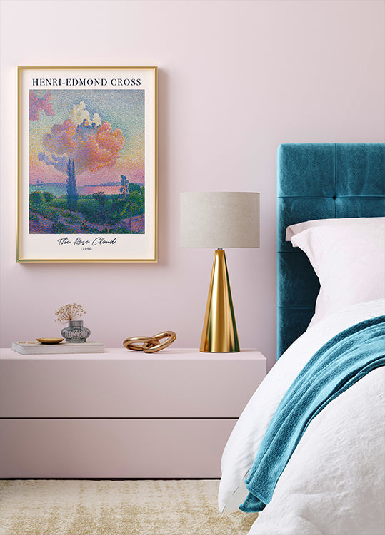 The Rose Cloud by Henri-Edmond Cross Poster - Posterbox.dk