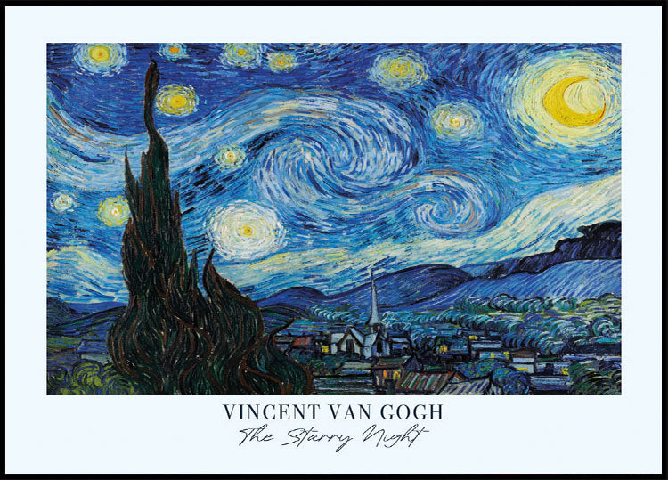 The Starry Night by Vincent van Gogh Poster - Posterbox.dk