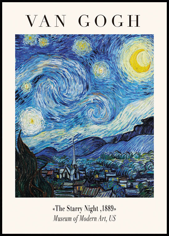 The Starry Night Poster - Posterbox.dk