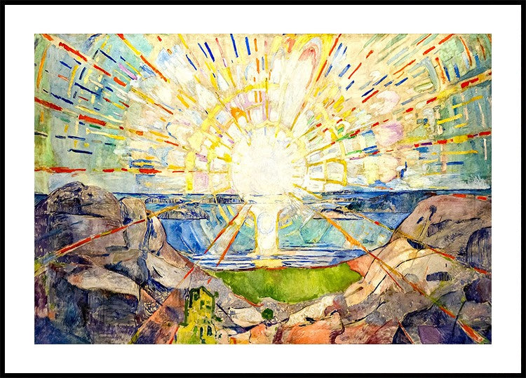 The Sun by Edvard Munch Poster - Posterbox.dk