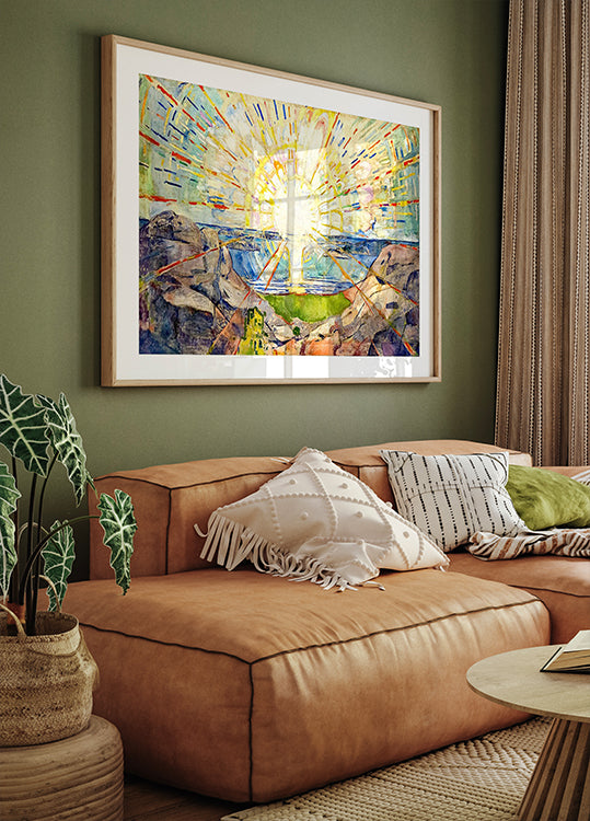 The Sun by Edvard Munch Poster - Posterbox.dk