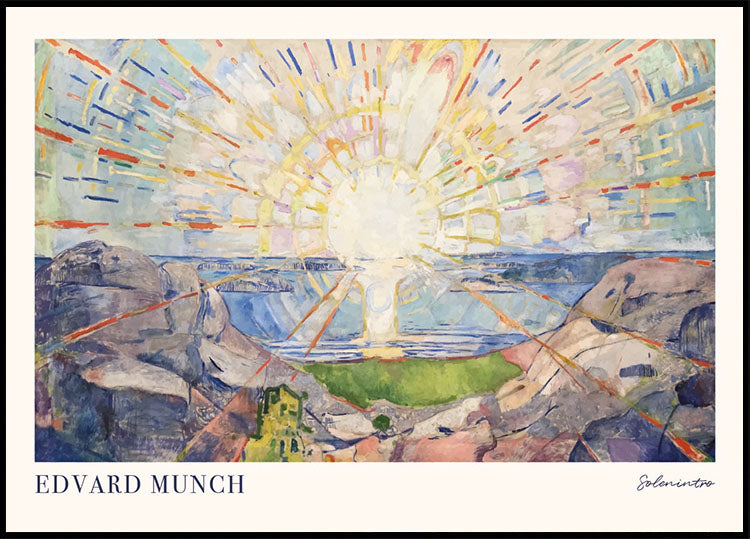 The Sun by Edvard Munch Poster - Posterbox.dk