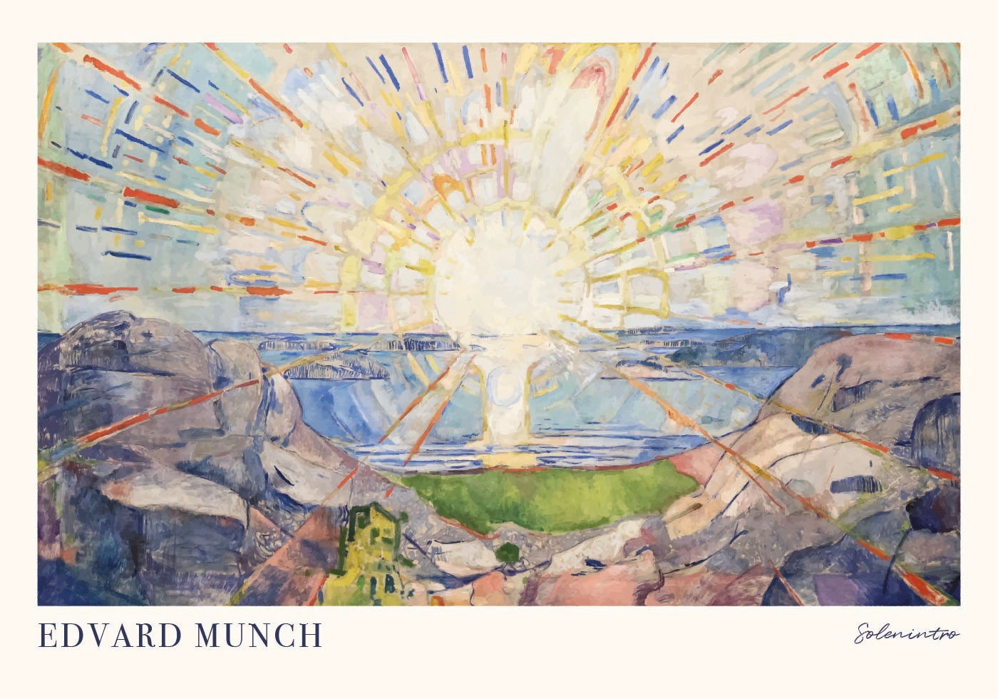 The Sun by Edvard Munch Poster - Posterbox.dk