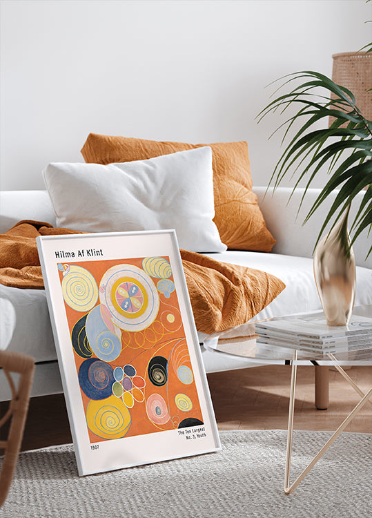 The Ten Largest, No. 3, Youth by Hilma by Klint Poster - Posterbox.dk
