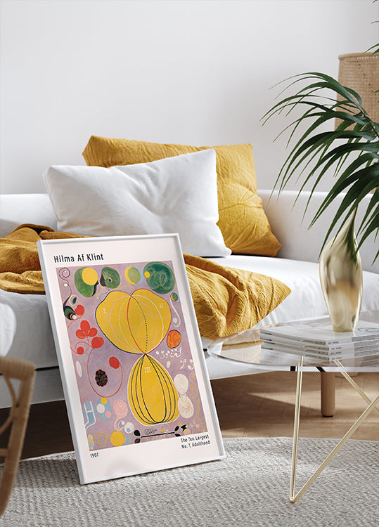 The Ten Largest, No. 7, Adulthood by Hilma af Klint Poster - Posterbox.dk