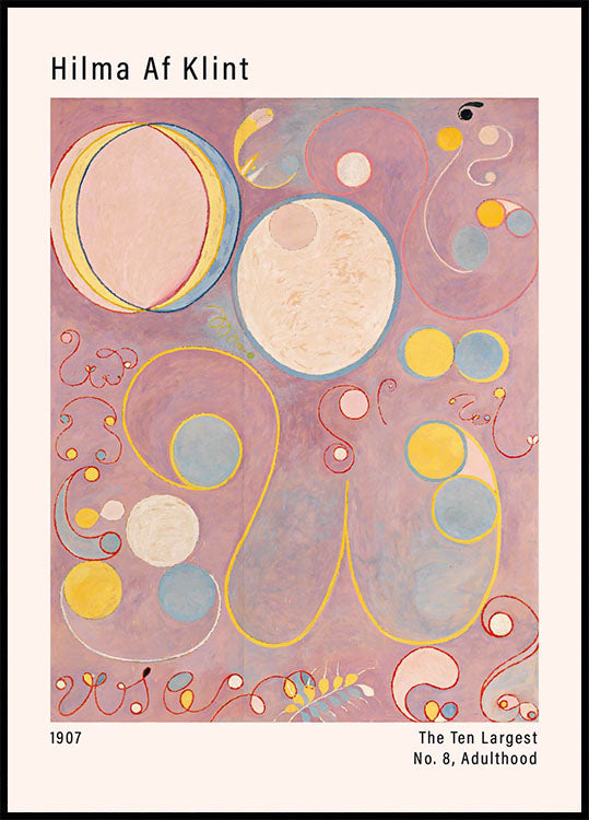 The Ten Largest, No. 8, Adulthood by Hilma af Klint Poster - Posterbox.dk