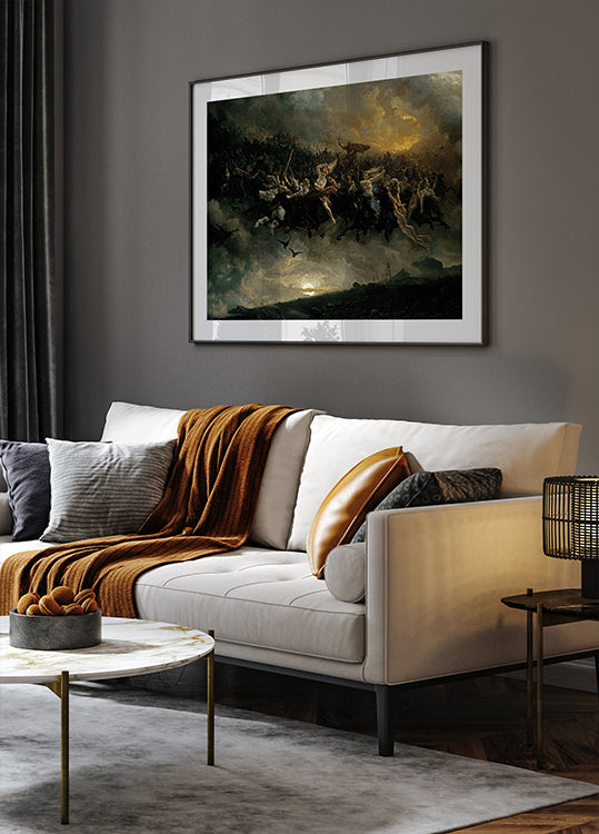 The Wild Hunt of Odin Poster - Posterbox.dk