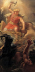 Thor's Fight with the Giants by Mårten Eskil Winge Poster - Posterbox.dk