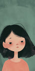 Thoughtful Girl Poster - Posterbox.dk