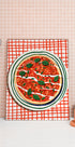 Tomato & Basil Pizza, Italian Food Art Poster - Posterbox.dk