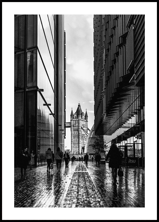 Tower Bridge Urban Perspective Poster - Posterbox.dk