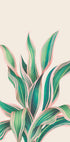 Tropical Green Pink Plant Poster - Posterbox.dk