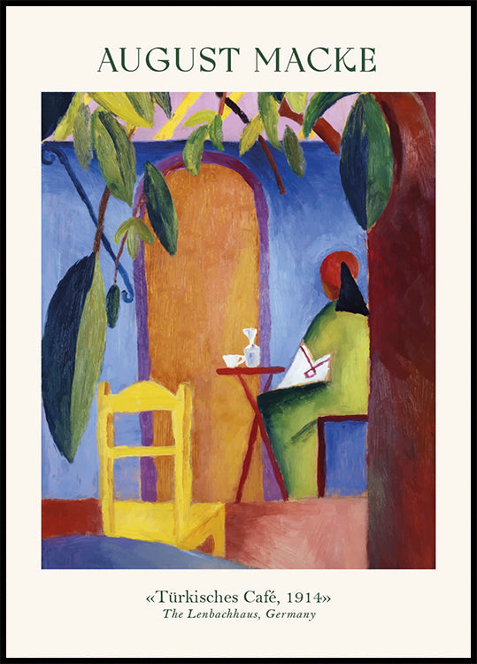 Turkish Cafe, August Macke Poster - Posterbox.dk
