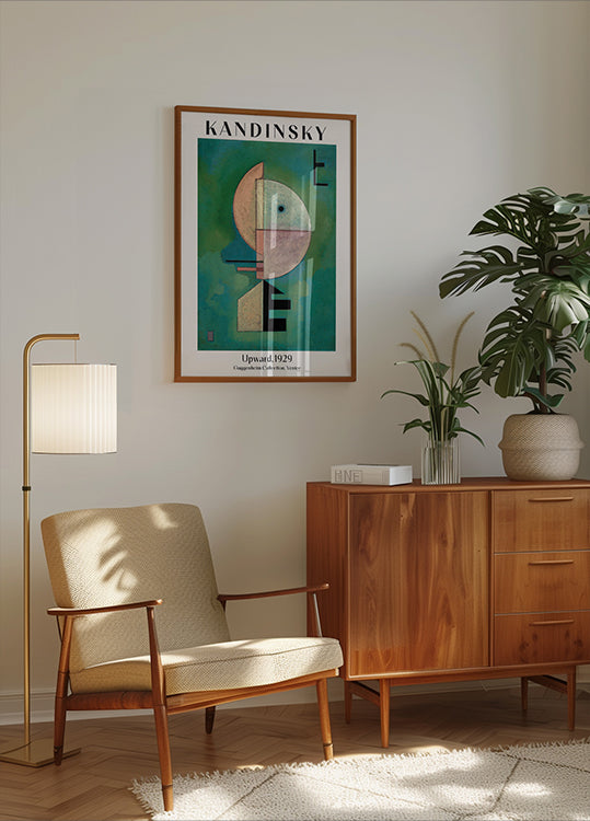 Upward, 1929, Wassily Kandinsky Poster - Posterbox.dk