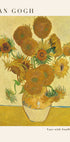 Vase with Sunflowers Poster - Posterbox.dk