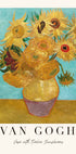 Vase with Twelve Sunflowers Poster - Posterbox.dk