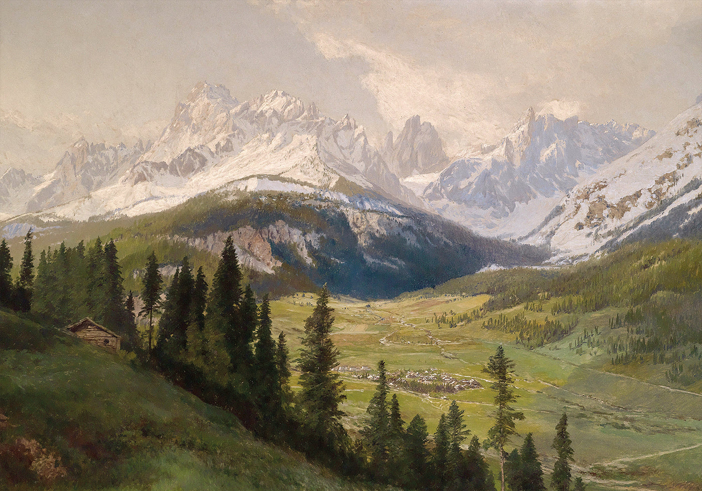 View from Mount Helm by Konrad Petrides Poster - Posterbox.dk