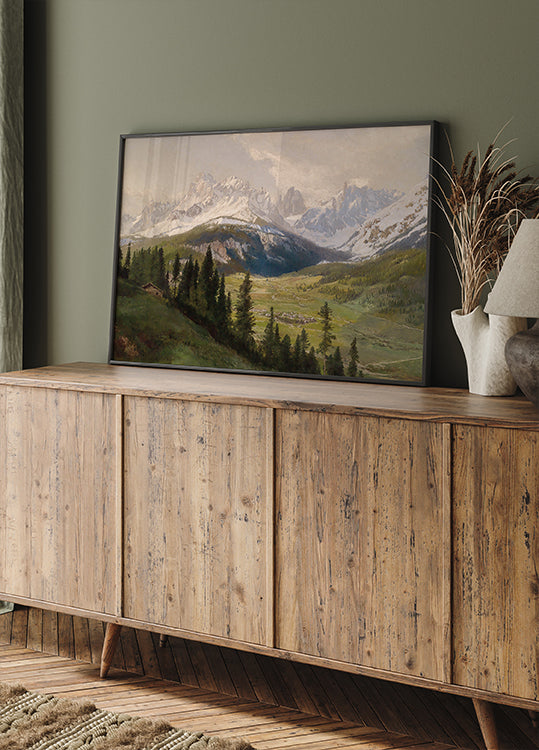 View from Mount Helm by Konrad Petrides Poster - Posterbox.dk