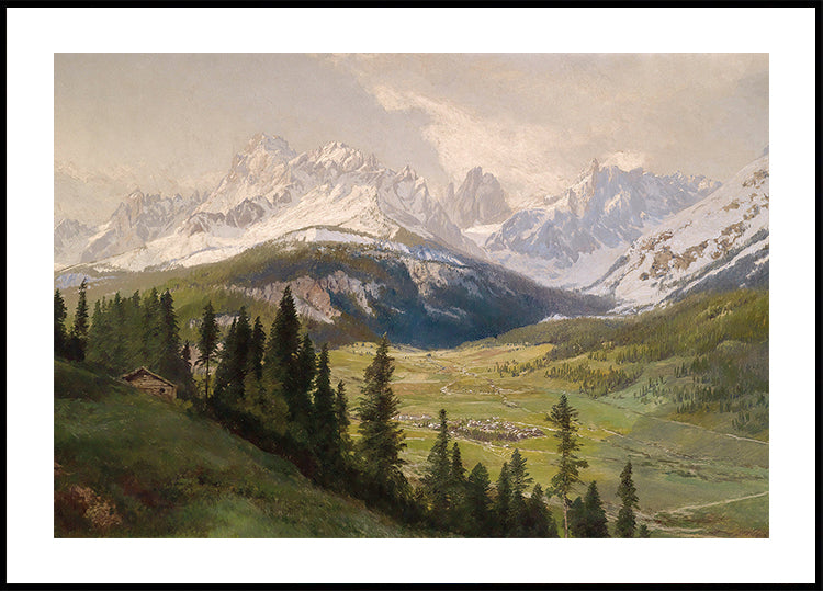 View from Mount Helm by Konrad Petrides Poster - Posterbox.dk