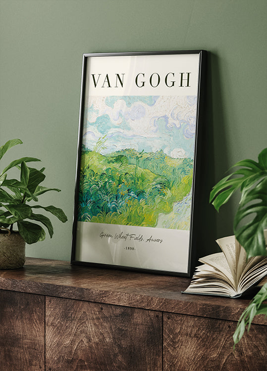 Vincent van Gogh - Green Wheat Fields, Auvers Poster - Posterbox.dk