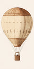 Vintage Air Balloon, Sepia Travel Adventure Poster - Posterbox.dk