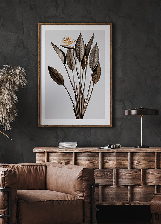 Vintage Bird of Paradise Poster - Posterbox.dk