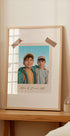 Vintage Childhood, Personalized Sibling Memory Print Poster - Posterbox.dk
