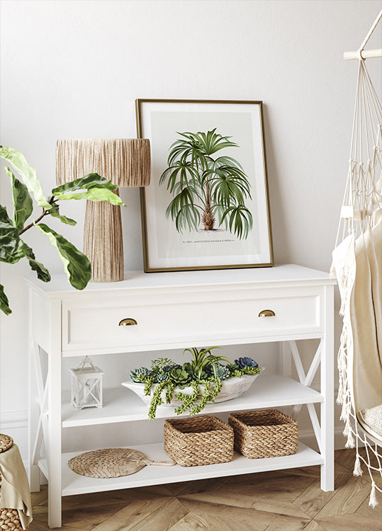 Vintage Palm Tree No. 1 Poster - Posterbox.dk