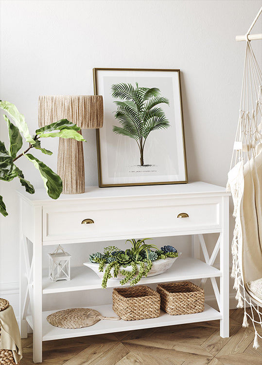 Vintage Palm Tree No. 2 Poster - Posterbox.dk