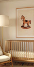 Vintage Rocking Horse Wooden Toy Poster - Posterbox.dk