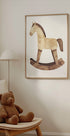 Vintage Wooden Rocking Horse Poster - Posterbox.dk