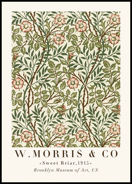 W. Morris & Co - Sweet Briar Poster - Posterbox.dk