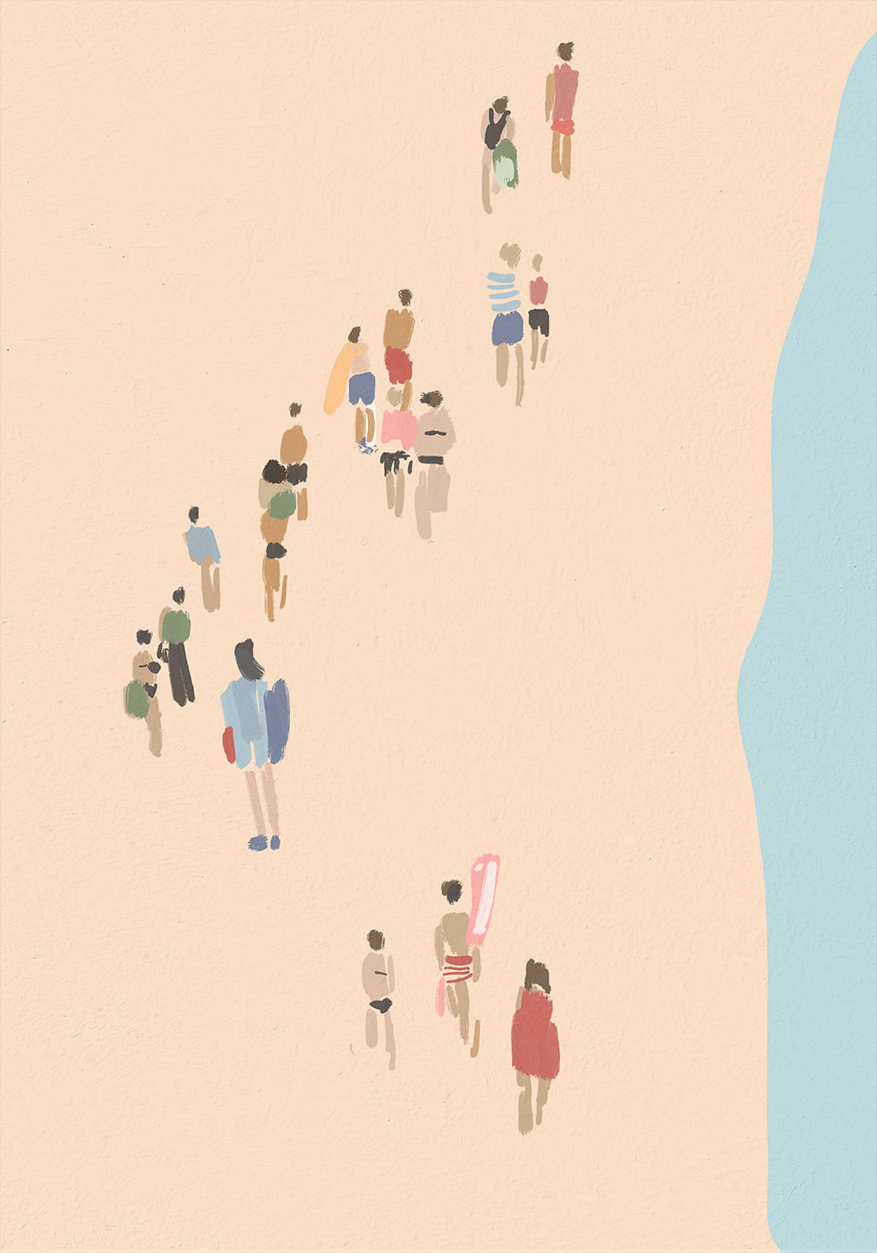 Walking to the Water Poster - Posterbox.dk