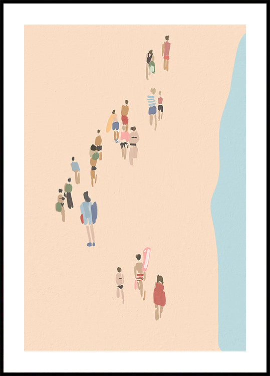 Walking to the Water Poster - Posterbox.dk